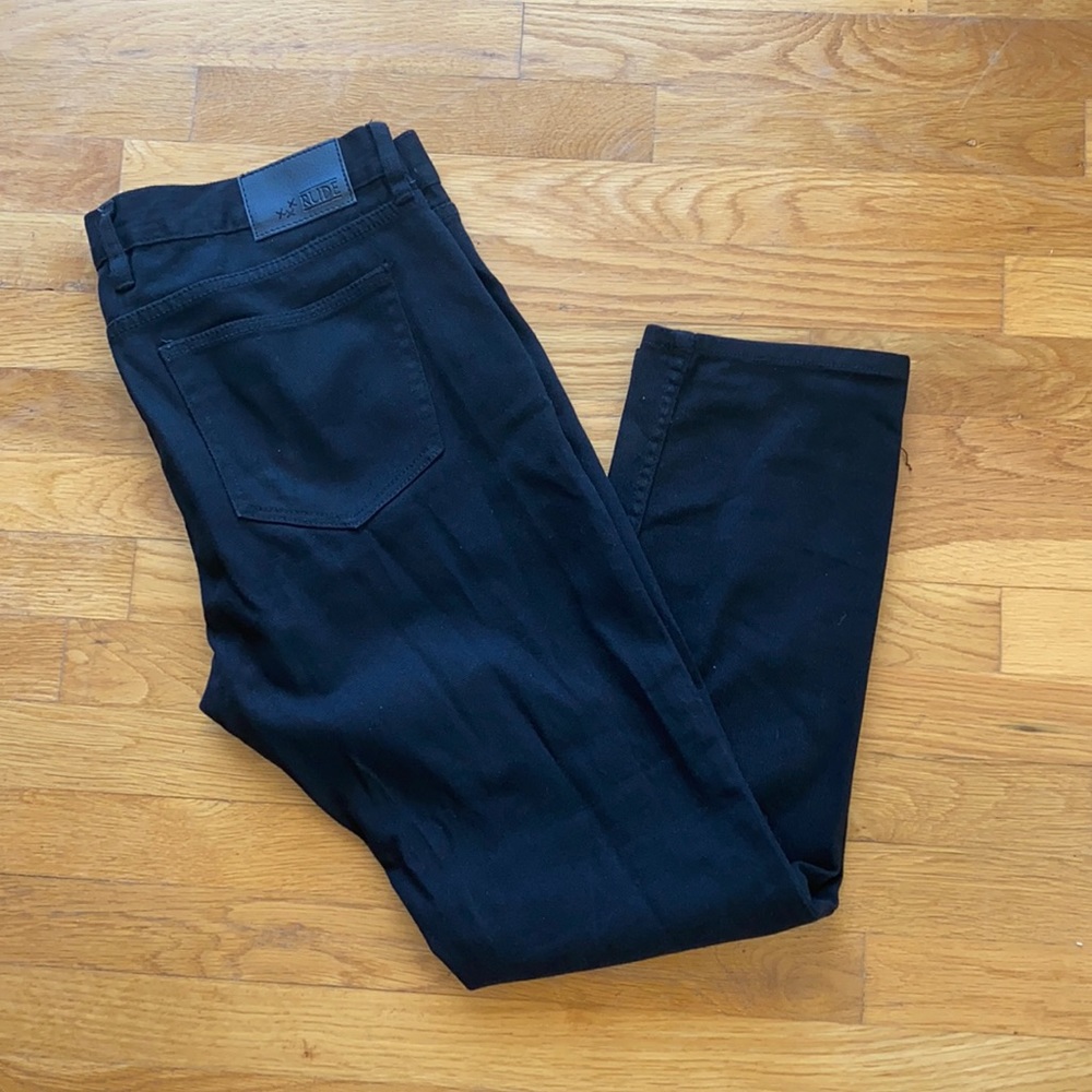 Men’s Rude Hot Topic Black Skinny Jeans